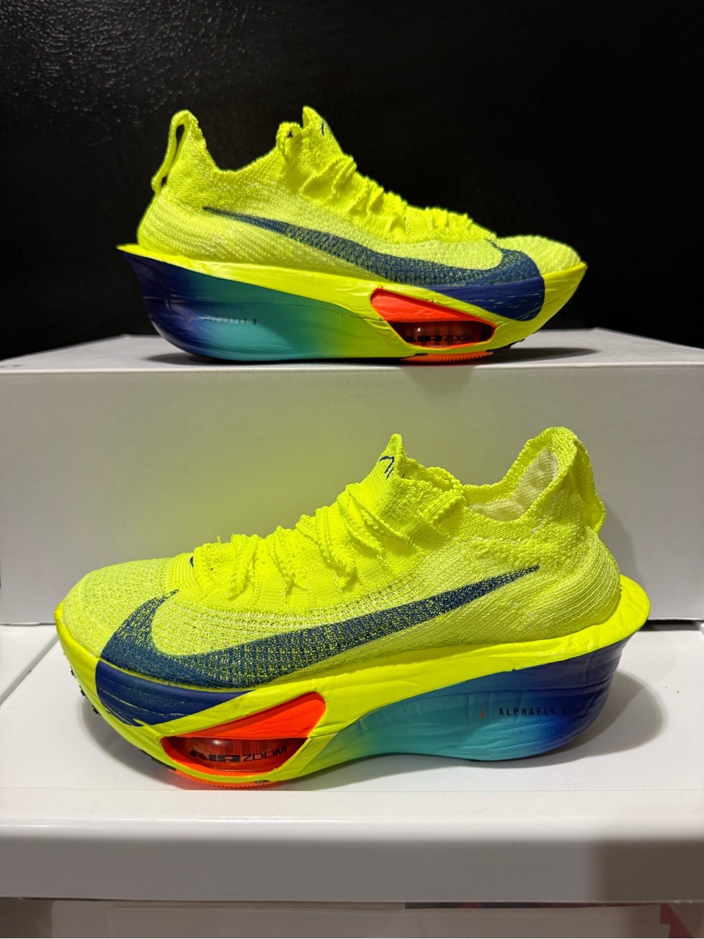 Nike Air Zoom Alphafly Next% 3 Volt Green Women Size 5 Men 3.5 FD8315-700